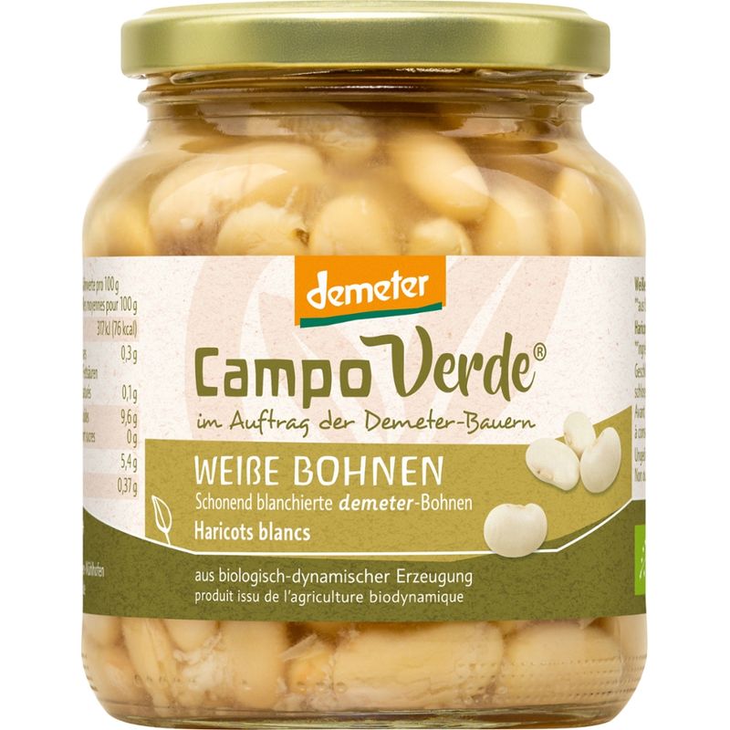 Campo Verde demeter Weiße Bohnen 350g - Produktbild