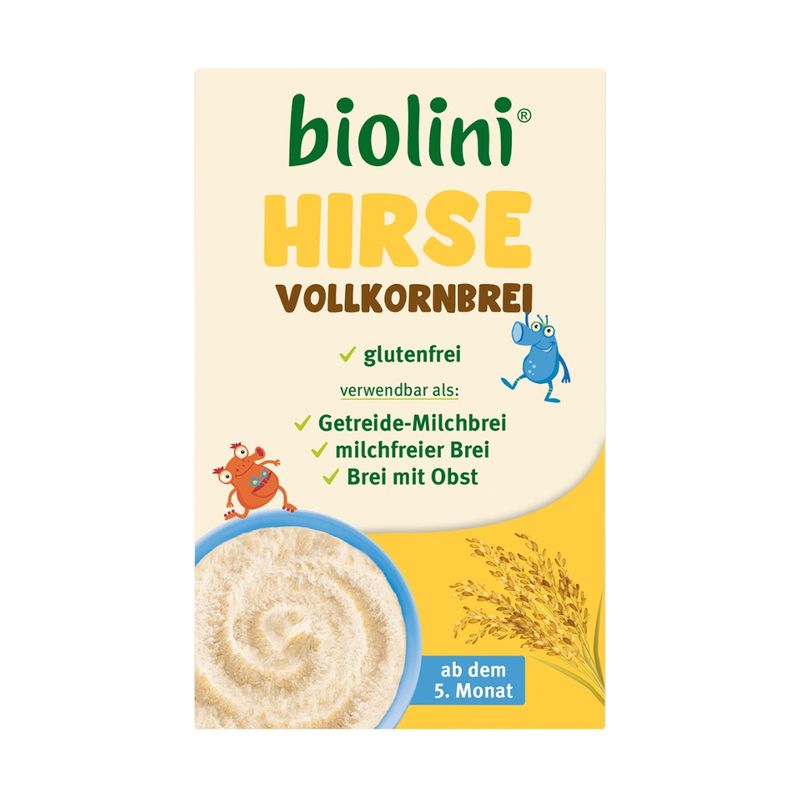 biolini Hirse Vollkornbrei - Produktbild