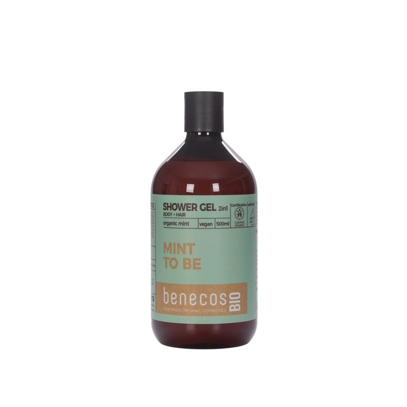 benecos benecosBIO Shower Gel 2in1 organic mint - MINT TO BE - Produktbild