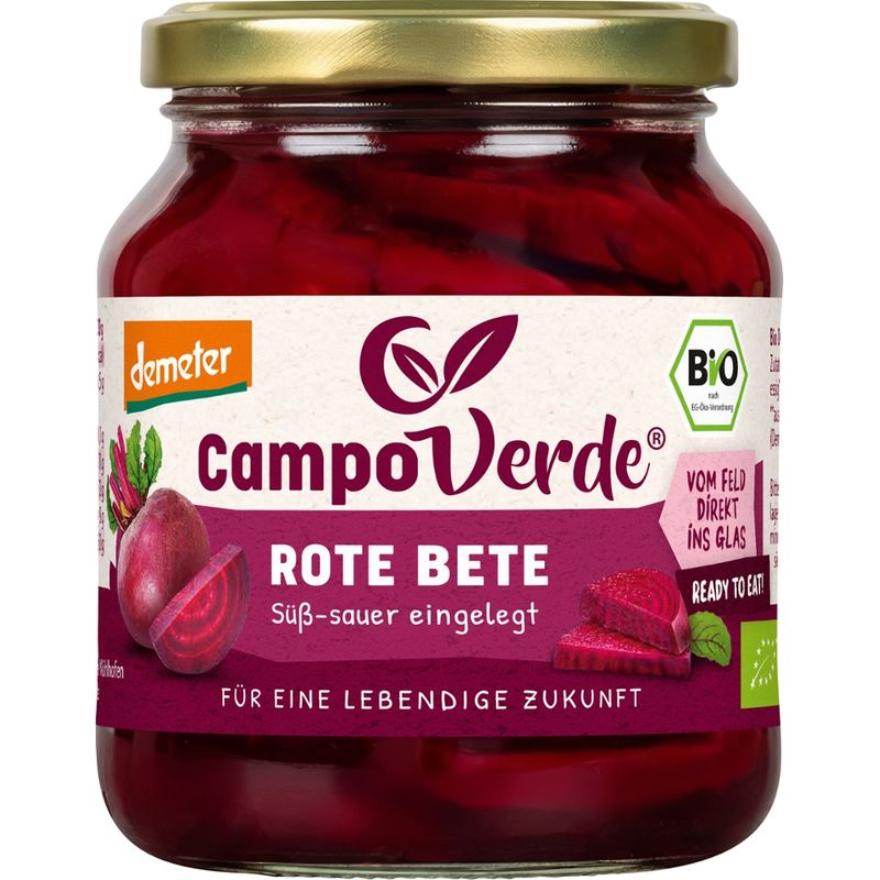 Campo Verde Demeter Rote Bete 330g - Produktbild