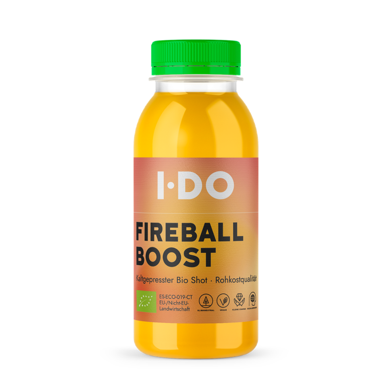 I·DO BIO Bio Fireball Boost - Kaltgepresster Rohkostsaft - Produktbild