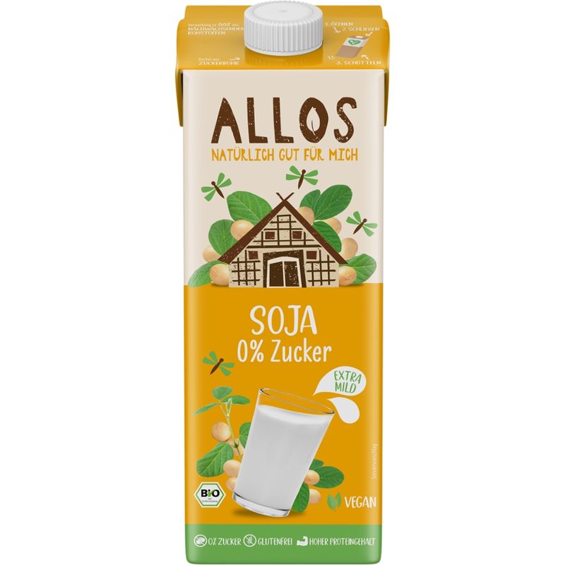 Allos Soja 0% Zucker Drink - Produktbild