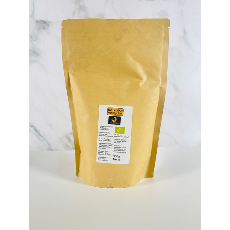 Havelicious Bio Bourbon Vanillepulver 500g - Produktbild