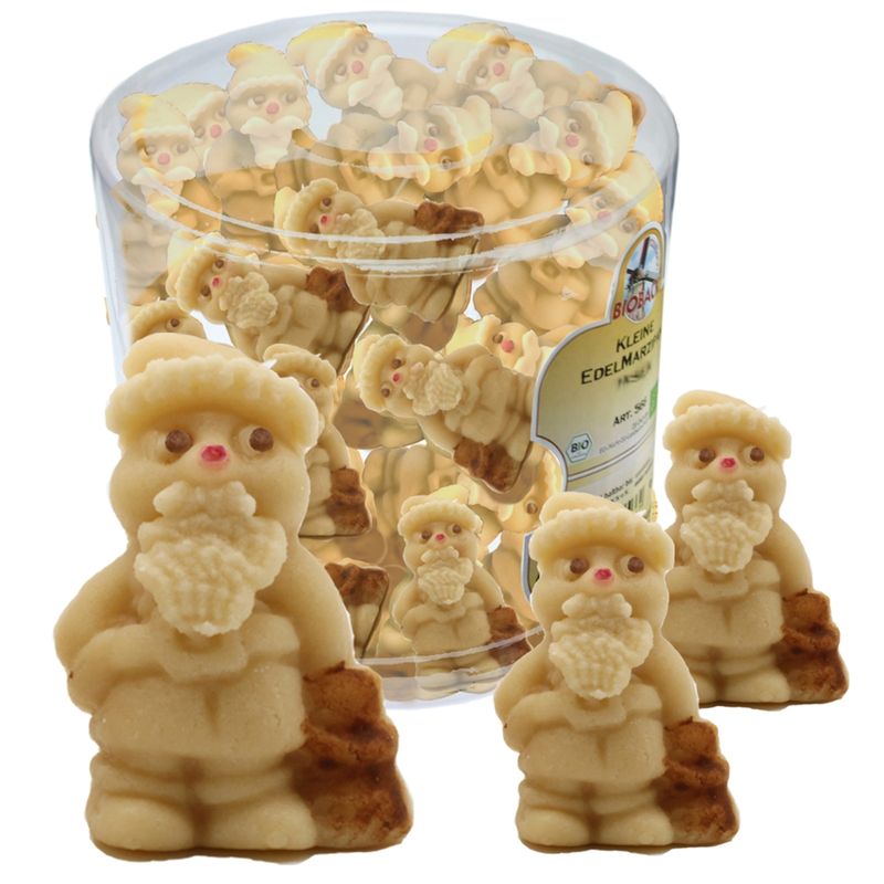 rosmarin BIOBACK Kleiner Nikolaus (Marzipanfiguren in Runddose) - Produktbild
