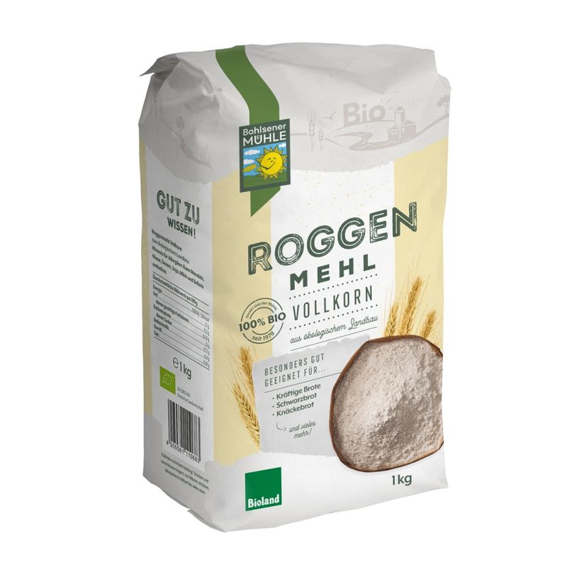 Bohlsener Mühle Roggenvollkornmehl - Produktbild