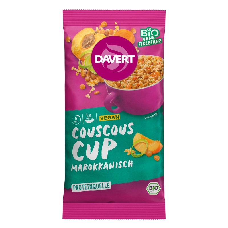 Davert Couscous-Cup Marokkanisch 70g - Produktbild