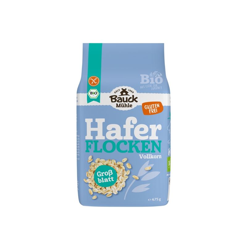 Bauck Mühle Haferflocken Großblatt glutenfrei Bio - Produktbild