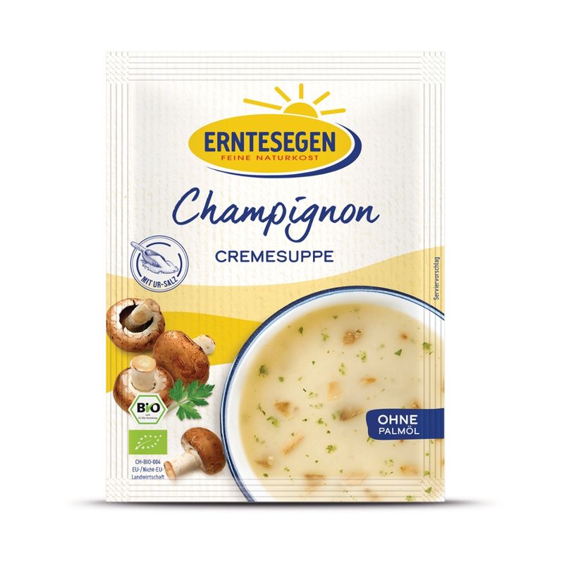Erntesegen Champignon Cremesuppe Bio - Produktbild