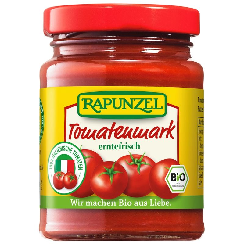 Rapunzel Tomatenmark, einfach konzentriert, 22% Tr.M. - Produktbild