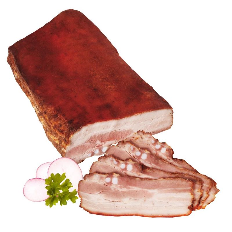 Bio Bühler Bio Schweinebauch Wammerl geraucht 1St - Produktbild