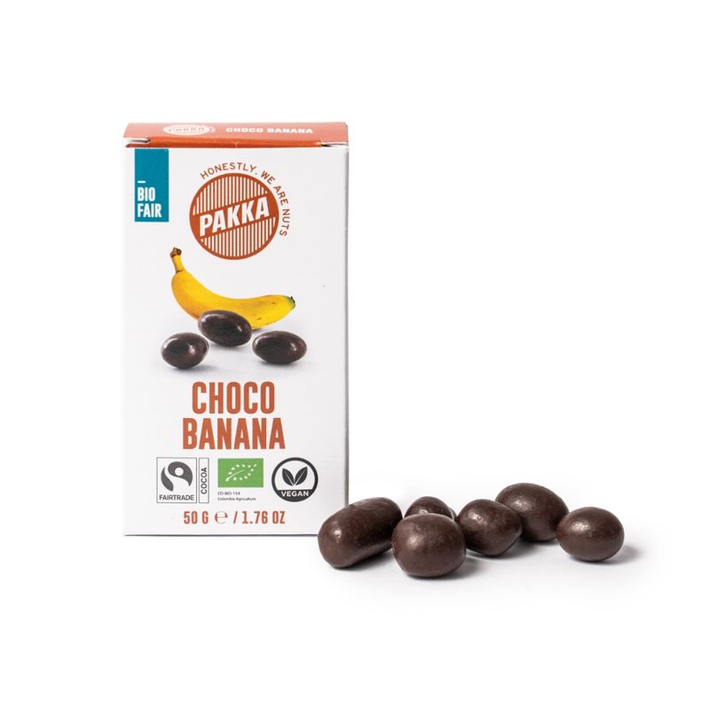 Pakka Choco Banana, Bio & Fairtrade, 50g - Produktbild
