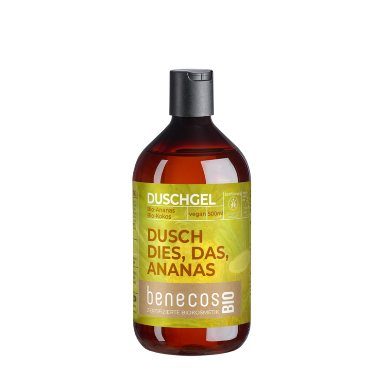 benecos benecosBIO Sommer-Edition BIO-Ananas & BIO-Kokos - Dusch dies, das, Ananas - Produktbild