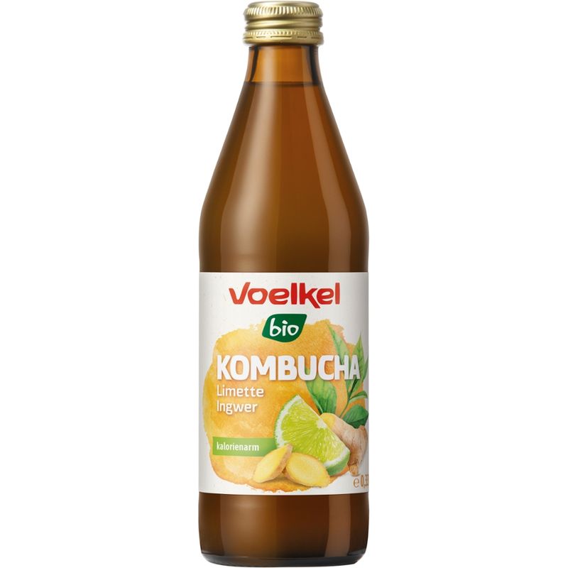 Voelkel Kombucha Limette Ingwer - Produktbild