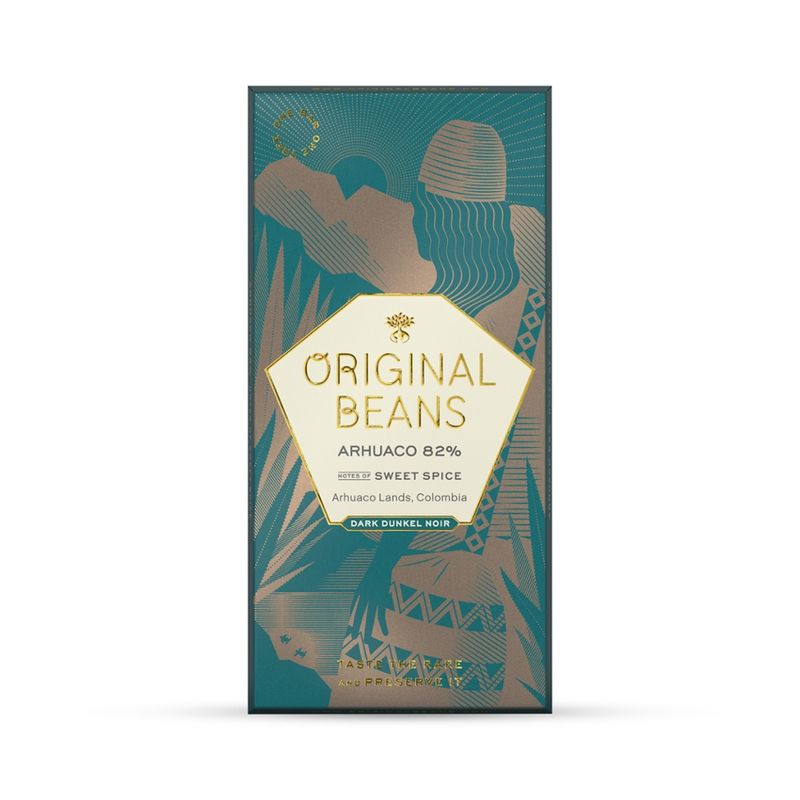 Original Beans Original Beans Arhuaco 82% Bio Dunkelschokolade - Produktbild