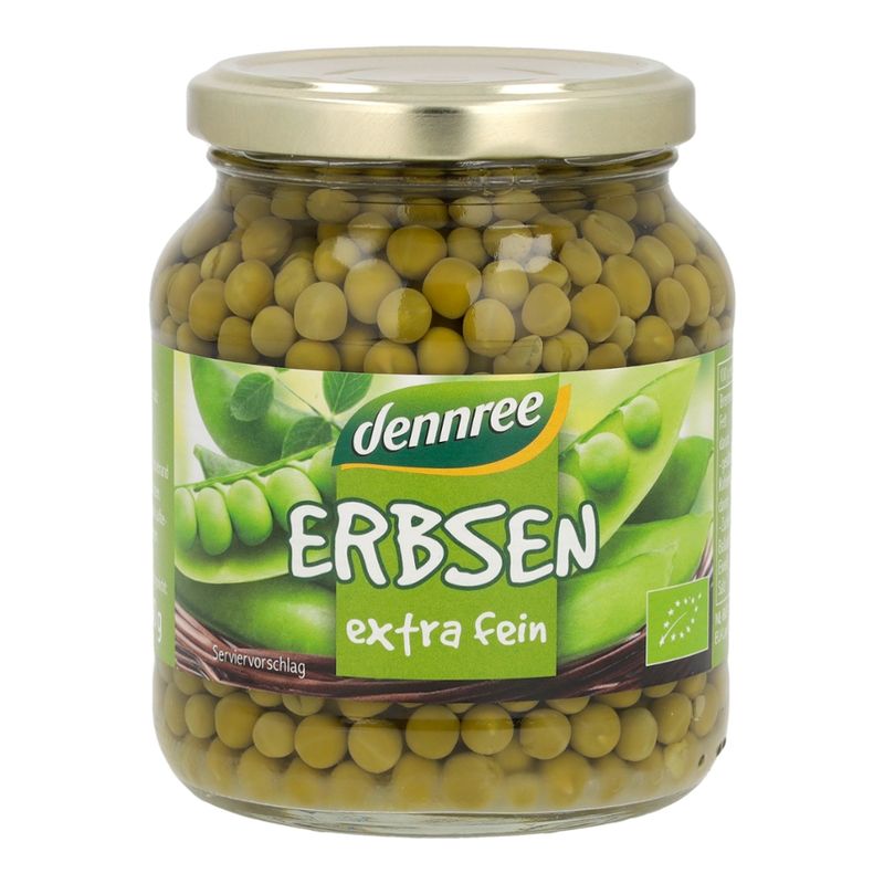 dennree Erbsen extra fein - Produktbild