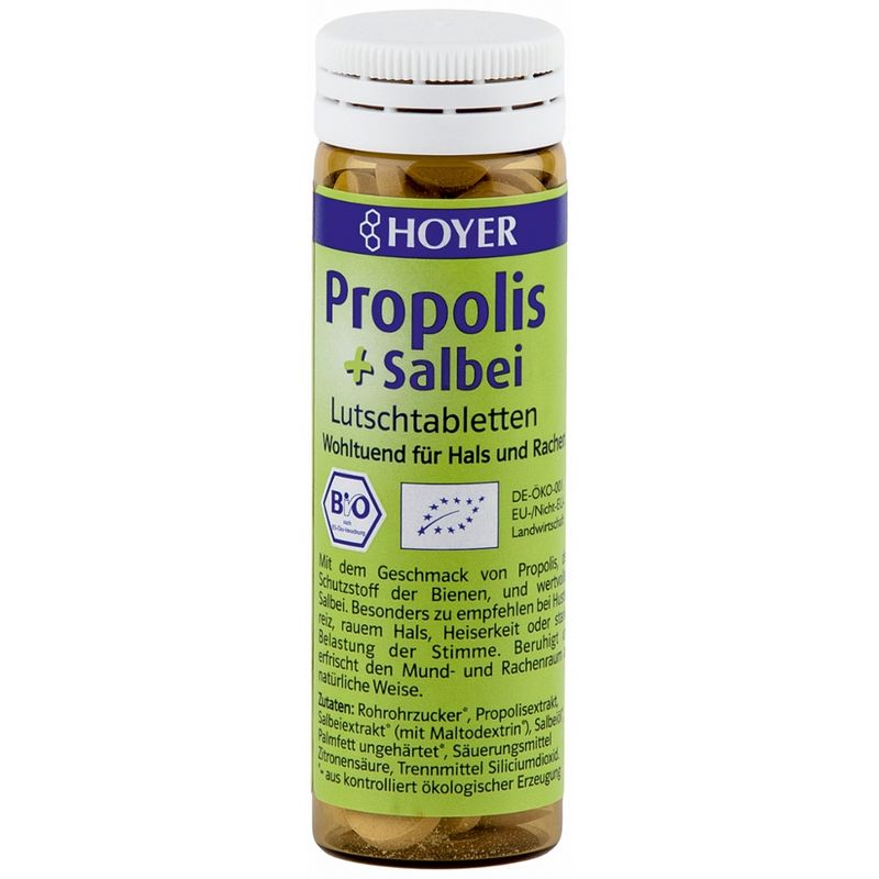 HOYER Propolis + Salbei Lutschtabletten - Produktbild
