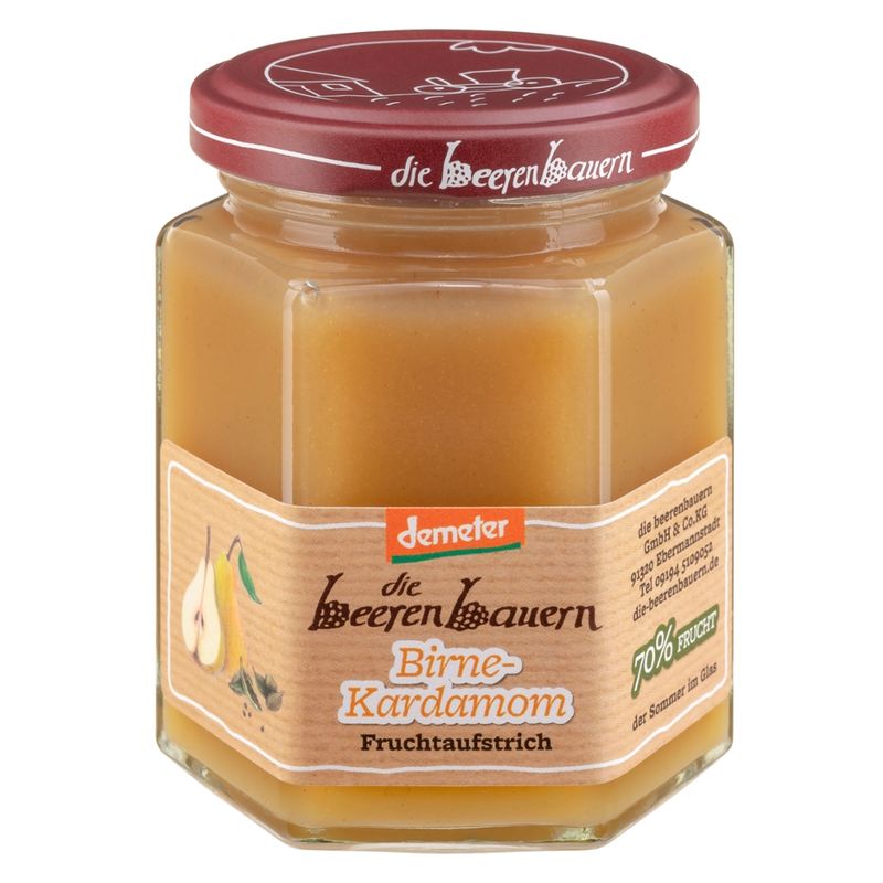 die beerenbauern Birne-Kardamom Fruchtaufstrich - Produktbild