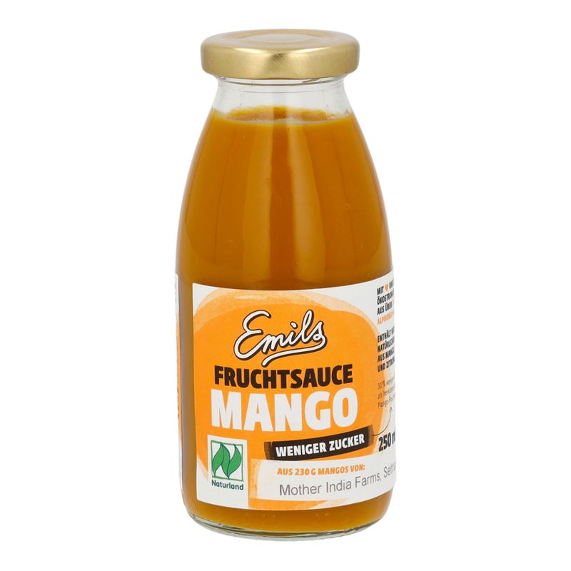 Emils Biomanufaktur Mango Fruchtsauce 250 ml - Produktbild