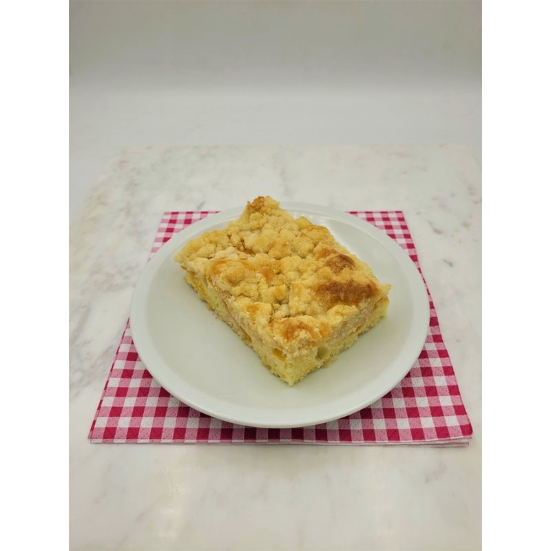 Bäckerei Konditorei Nau Bio-Blechkuchen Pfirsich mit Streußel - Produktbild