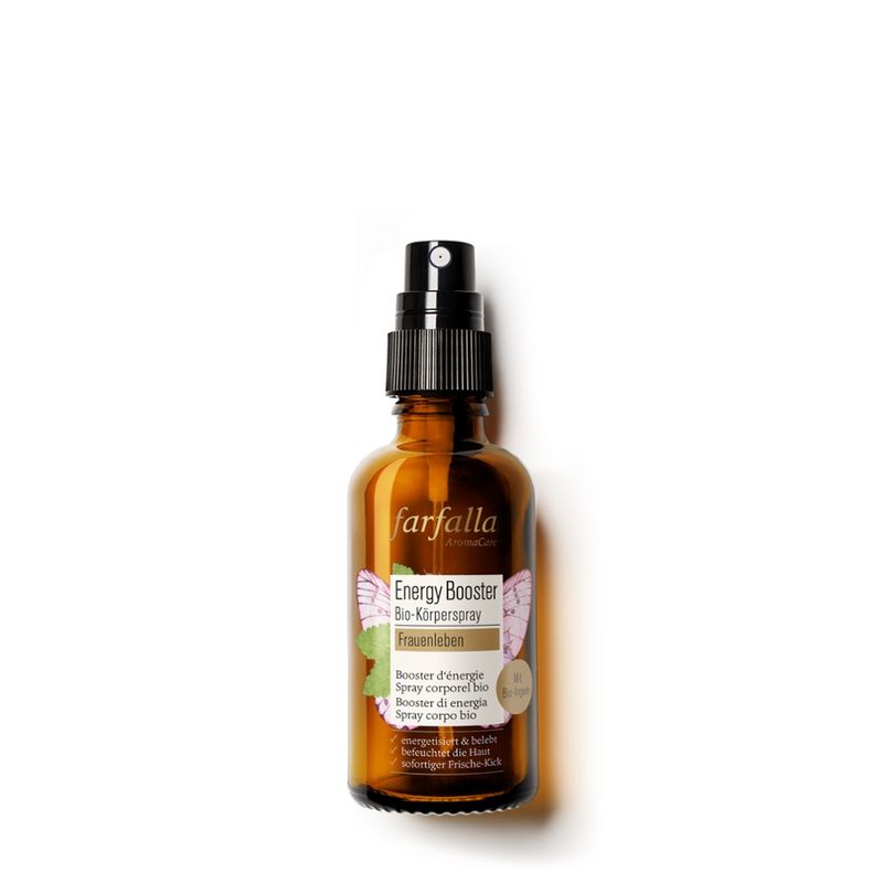 farfalla Energy Booster Bio-Körperspray Frauenleben, 50ml - Produktbild