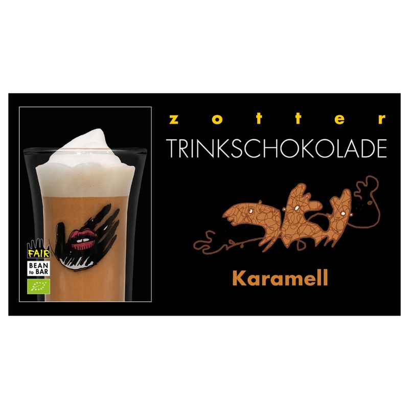 Zotter Schokolade Trinkschokolade – Karamell - Produktbild