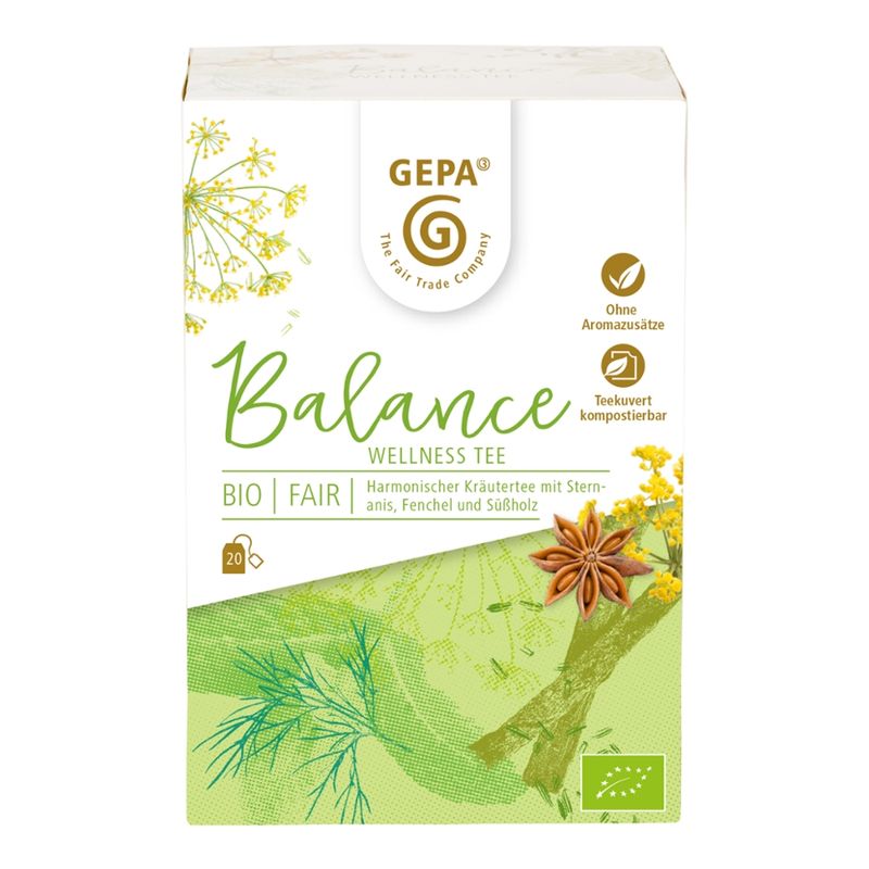 GEPA - The Fair Trade Company Balance Wellness Tee - Produktbild