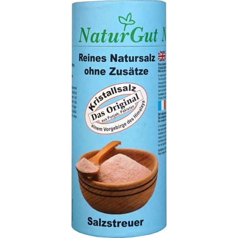 NaturGut Kristallsalz fein aus einem Vorgebirge des Himalaya aus Pakistan Streudose - Produktbild