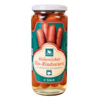 Bio Hohenloher Rindswurst im Glas - Produktbild