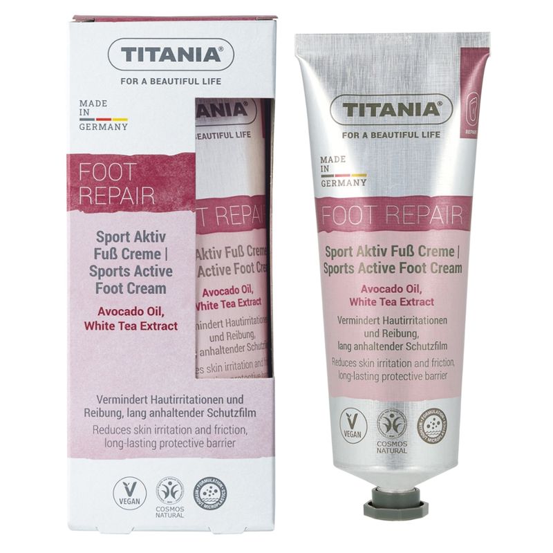TITANIA® TITANIA® Foot Care Sport Aktiv Fuß Creme, 75 ml - Produktbild
