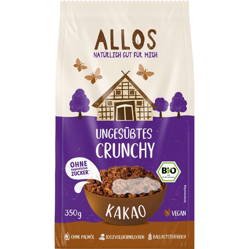 Allos Ungesüßtes Crunchy Kakao - Produktbild