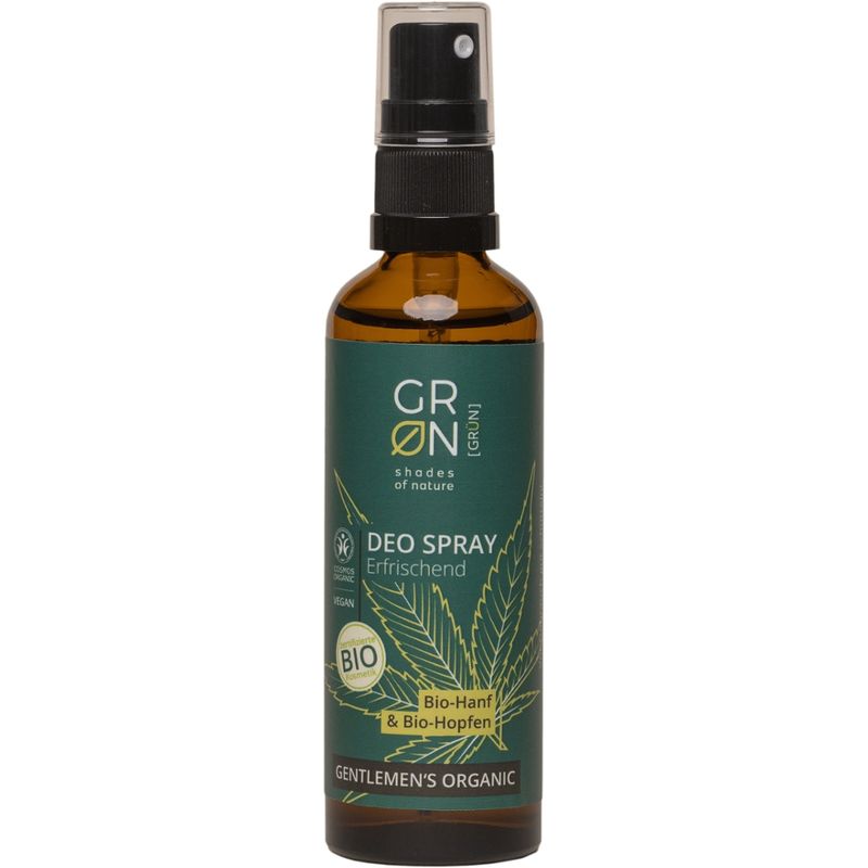 GRN GRN [GRÜN] Deo Spray Erfrischend Bio-Hanf & Bio-Hopfen - Gentlemen's Organic - Produktbild