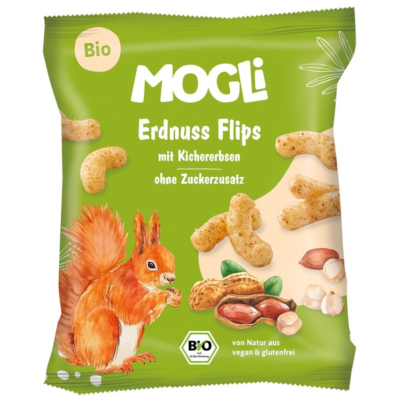 Mogli Bio Reis-Kichererbsen-Erdnüsse Extrudat - Produktbild