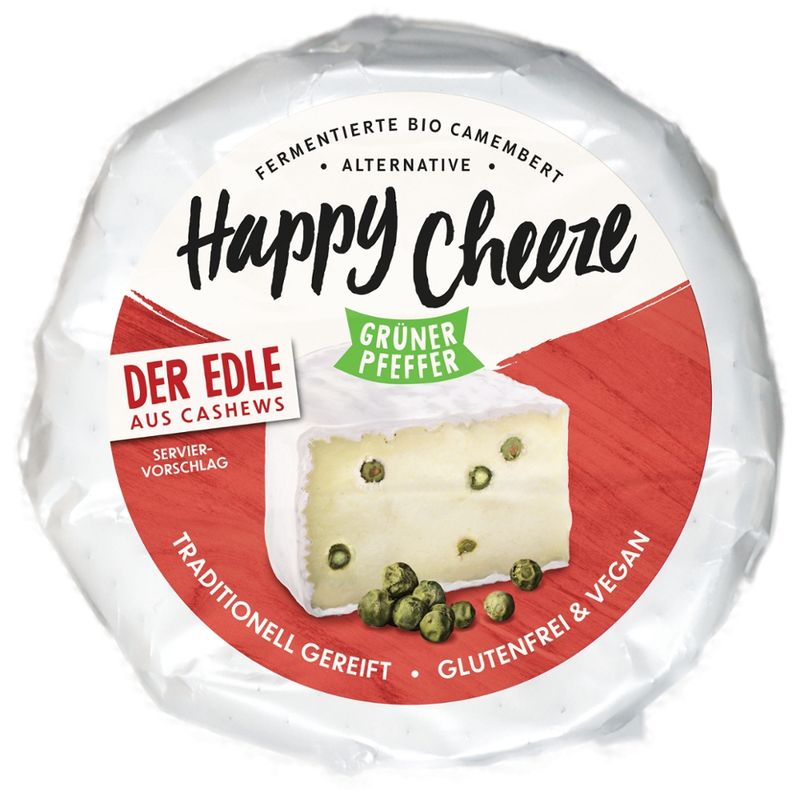 Happy Cheeze BIO Happy Cheeze Der Edle Grüner Pfeffer 100g - Produktbild