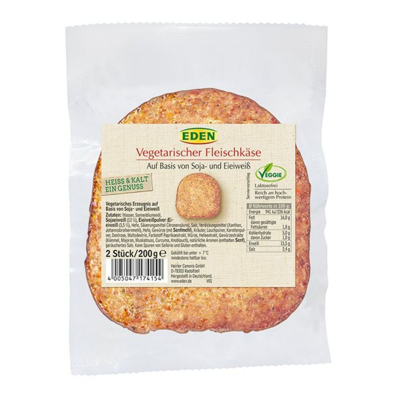 EDEN Vegetarischer Fleischkäse - Produktbild