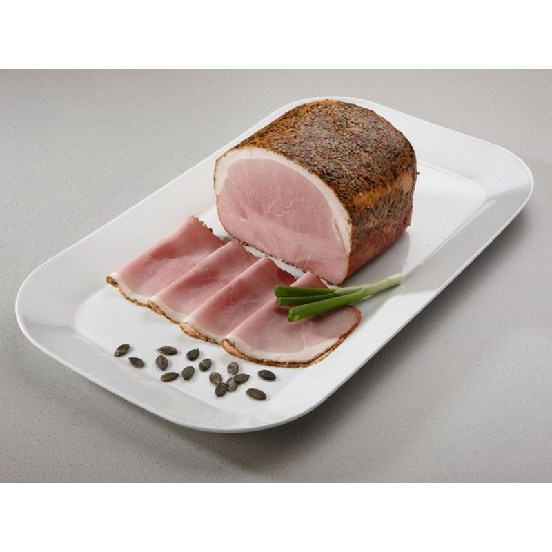 Metzgerei Huber  Bio Produkte BIO Kürbiskernschinken 80g geschnitten - Produktbild
