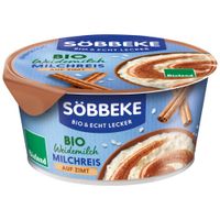 Bio Weidemilch Milchreis auf Zimt - Produktbild