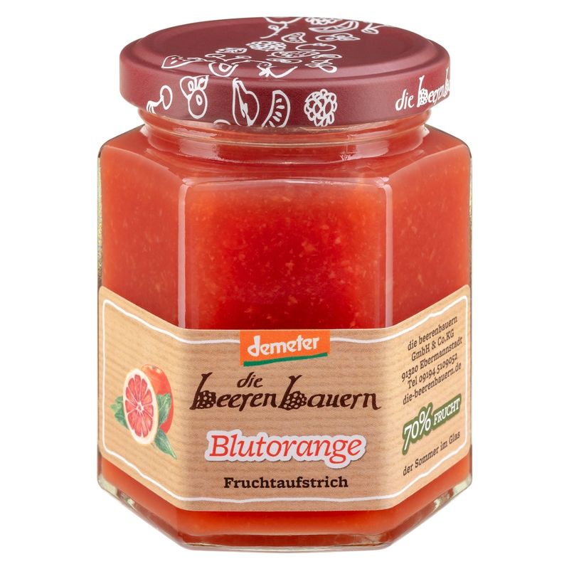 die beerenbauern Blutorange Fruchtaufstrich - Produktbild