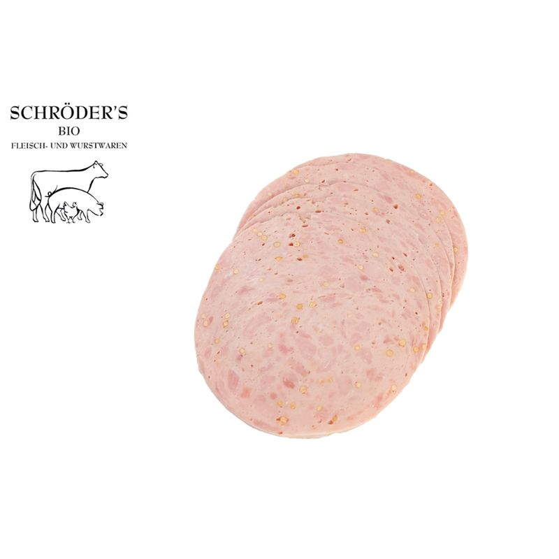 Schröder's Bio Fleisch- und Wurstwaren Jagdwurst in Scheiben ca. 80 g - Produktbild
