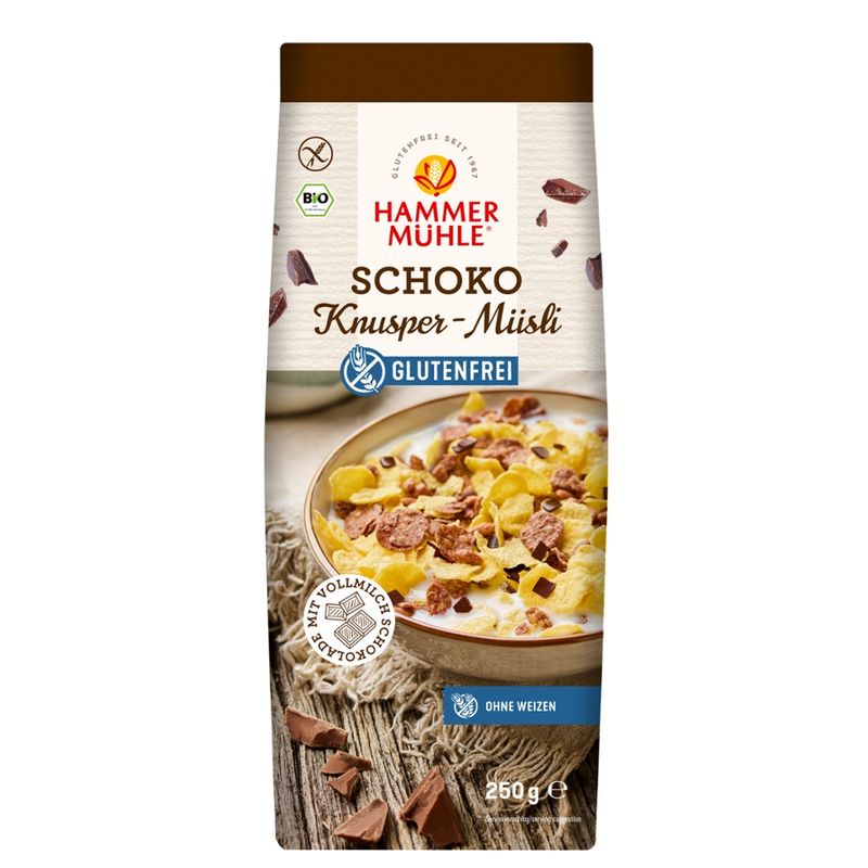 Hammermühle Bio Schoko Knusper-Müsli gf - Produktbild