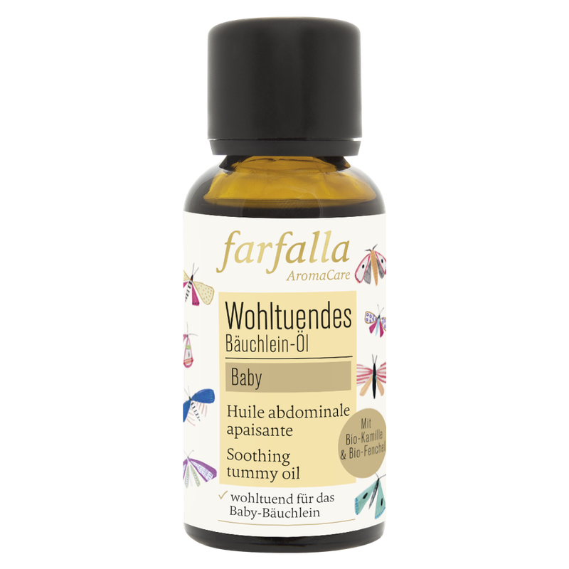 farfalla Baby, Fenchel Kamille, Wohltuendes Bäuchleinöl, 30ml - Produktbild