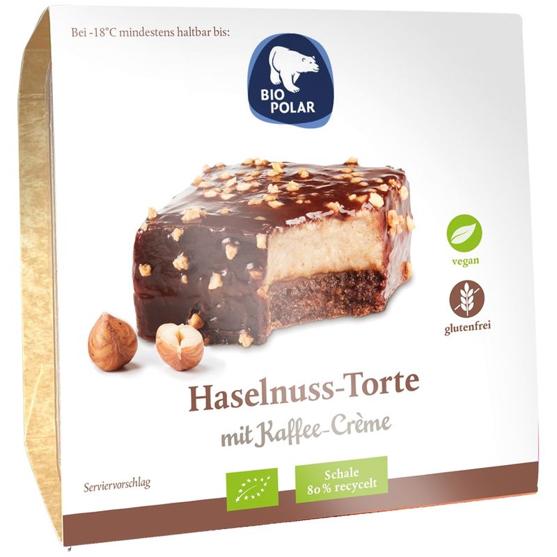 Biopolar Vegane Haselnuss Torte - Produktbild