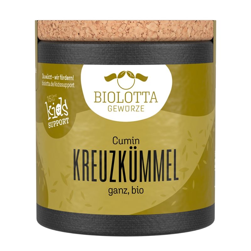 Biolotta Biolotta Korkdose Kreuzkümmel "Cumin", ganz, bio - Produktbild