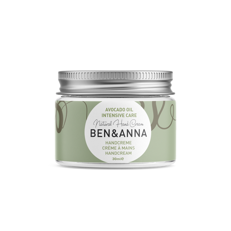 Ben&Anna Natural Care Ben&Anna Natural Handcream Avocado Oil Intensive Care im Glastiegel - Produktbild