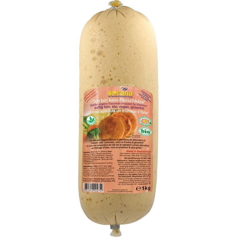 Soyana Ich bin kein Fleischkäse 1kg - vegane Alternative zu Fleisch- oder Leberkäse - Produktbild