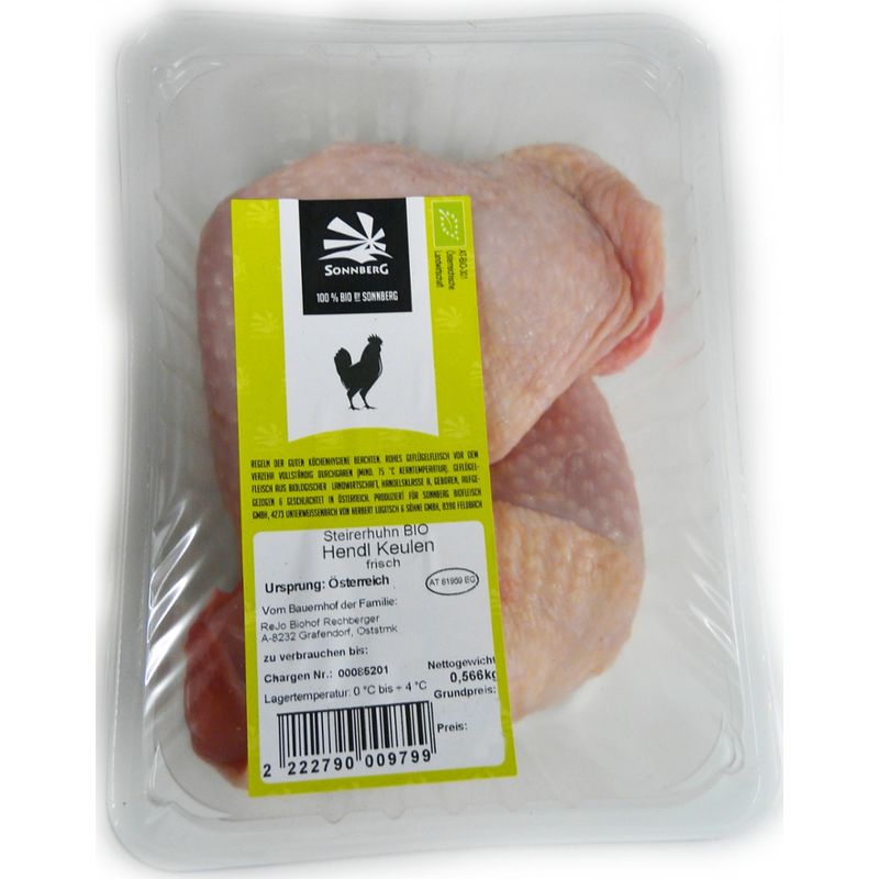 Sonnberg BIO Hendl Keule 2 Stück - Produktbild