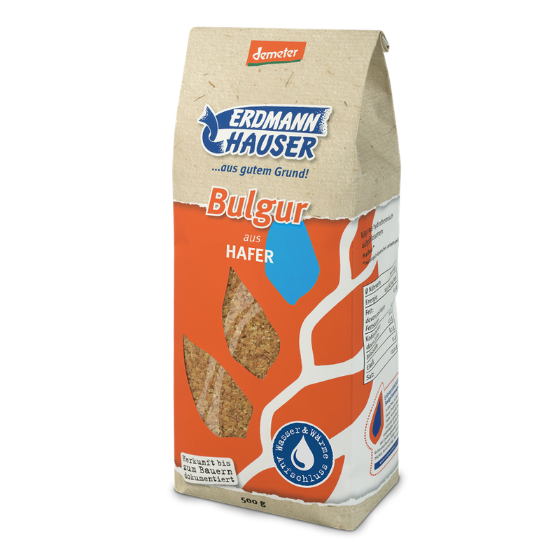 ErdmannHAUSER Getreideprodukte ErdmannHAUSER demeter Bulgur aus Hafer - Produktbild