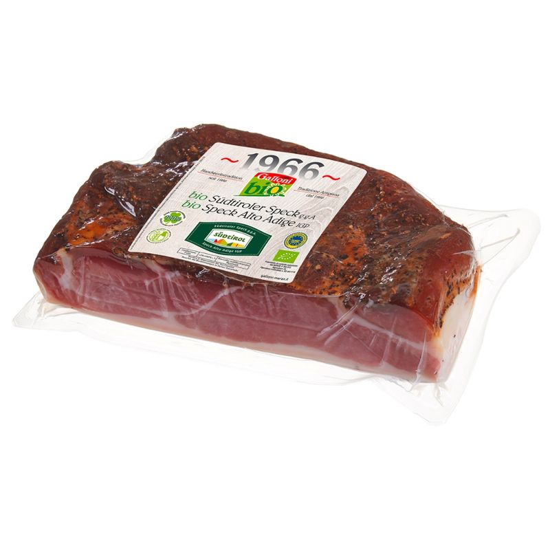 Galloni BIO BIO Südtiroler Speck GGA 1/2 ohne Schwarte - Produktbild