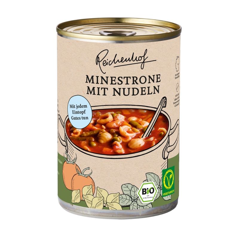 Reichenhof Reichenhof Bio Minestrone mit Nudeln - Produktbild