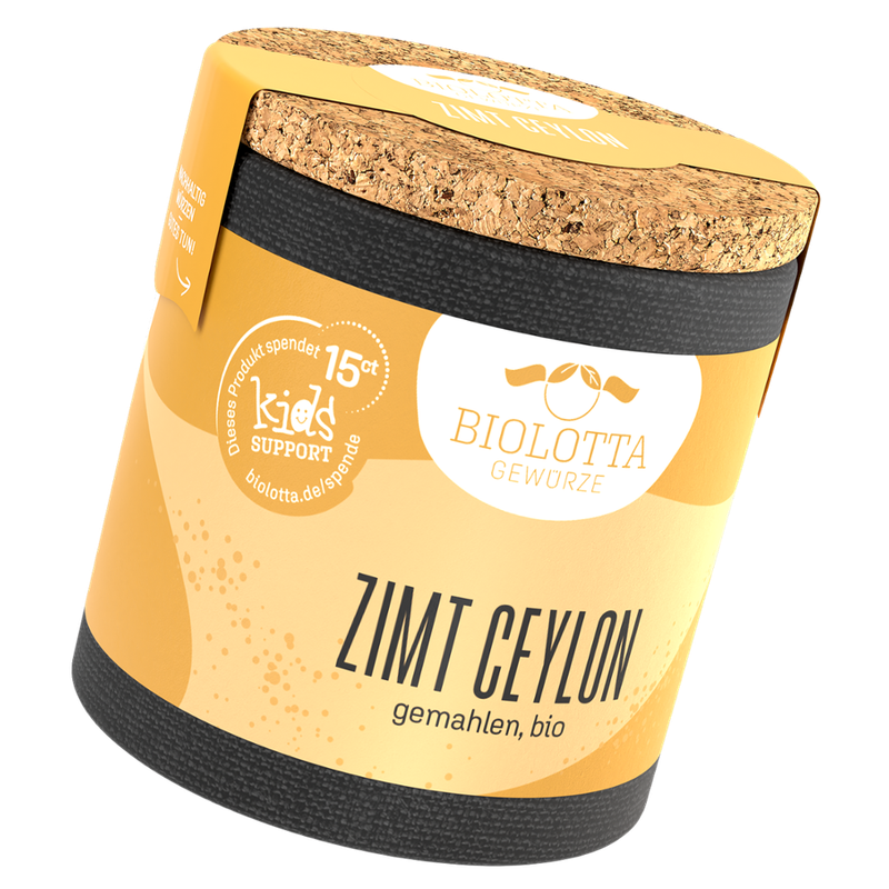 Biolotta Biolotta Korkdose Zimt Ceylon Canehl gemahlen, bio - Produktbild