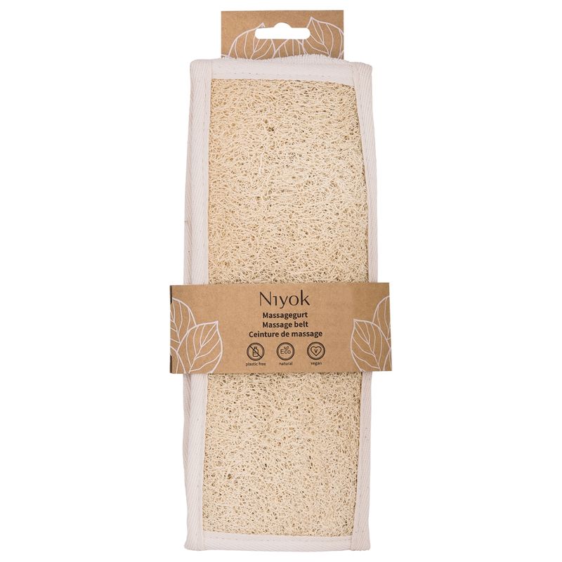 Niyok Massagegurt Luffa & Baumwolle - Produktbild